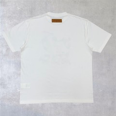 Louis Vuitton LV Birds Graphic Print Logo Cotton Crewneck T-Shirt White Size L