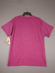 NWT MV Sport Green Recycleed Short Sleeve T Shirt Red Large Organic Cotton Blend