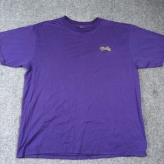 90s Augusta Sportswear ECU Pirates T Shirt Mens 2XL Purple Graphic Colegiate Uni