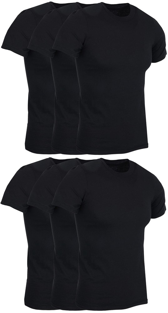 BILLIONHATS 6 Pack Men’s Bulk Big Tall Short Sleeve Cotton Lightweight T-Shirt