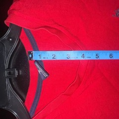 U.S. Polo Assn. Men’s Solid V-Neck Short Sleeve T-Shirt in Engine Red