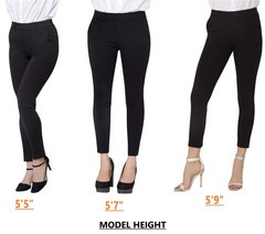 Women’s Pull On Stretch Yoga Dress Business Work Pants 12 Black