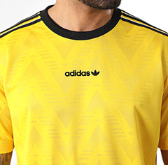 RARE! NEW MEN’S ADIDAS ORIGINALS TREFOIL JACQUARD SHIRT ~SIZE MEDIUM #KE3336