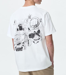 [PLS] Uniqlo One Piece UT Shueisha 100th Monkey D Luffy Gear 5 T-Shirt White
