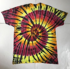 *New* 2XL – Sm Handmade Tie Dye, Tiger’s Eye Crew or V-Neck