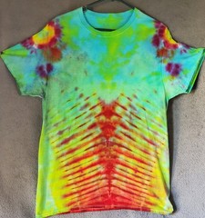 HANES SIZE LARGE 100% Cotton Tye Dyed Shirt Pre-washed WON’T FADE VERY SOFT