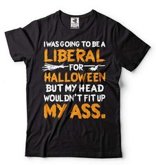 Funny Halloween Political Shirt Anti Liberal T Shirts Conservative Gifts