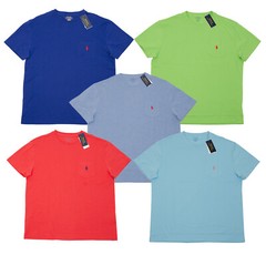 POLO RALPH LAUREN MEN’S CLASSIC FIT S M L XL XXL CREW NECK TEE T-SHIRT POCKET