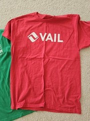Lot Of 2 Vail Go Pro Mountain Games T Shirts Medium