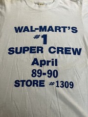 1989 Walmart Employee T-Shirt – Vintage Screen Stars – Size Medium – Rare