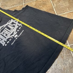 VINTAGE Everlast Boxing T-Shirt Mens Size L Black Stringer Muscle Tee 90s