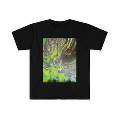 Green Billie E. Blind Eye Collection Unisex Softstyle T-Shirt