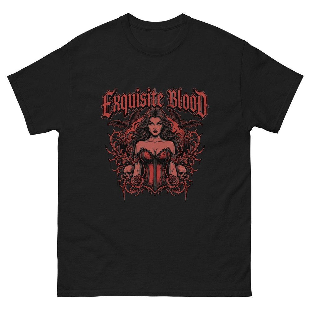 Exquisite Blood T-Shirt Magic Tabletop Gaming Graphic Tee Unisex Gamer Shirt