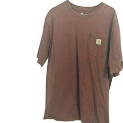 Lot of 6 Carhartt K87 Pocket T-Shirts XL TALL Original Fit Workwear