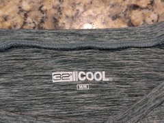 32 Degree Heat Cool Men’s Active Short Sleeve T-Shirt Everpine Green size M