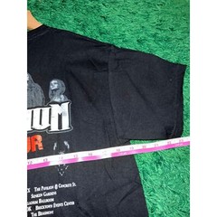 2009 US Tour Arcanium Metal Concert Graphic Black Shirt Tee 2000s M Medium