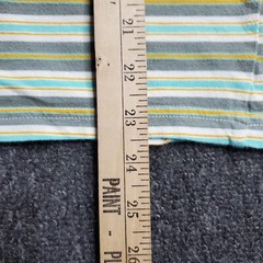 Lost Enterprises T Shirt Men Sz Small Teal Gray Striped Short Sleeve Surf Skate