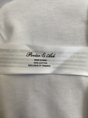 NEW Porter & Ash Men’s Large White Crew Neck T-Shirt Comfort Fit NWT