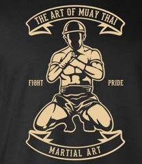 Art of Muay Thai MMA Style T-Shirt -Mixed Martial Arts Fighting Sports Exercise