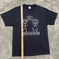 Modern Day Dating – Funny – Graphic T-shirt – Size Large – Unisex