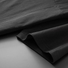 New Fashion Trend Embroidered Summer Short Sleeve Luxury Men Black T-Shirt
