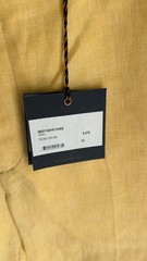 Chad cuffed Bermuda short maize color gradient. 100% linen. Size 33 waist.