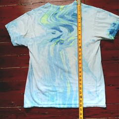 Rick And Morty Shirt Men’s (M) Tie Dye Blue Ripple Junction Graphic Tee