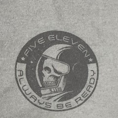 5.11 Tactical Shirt Mens 2XL Gray To Boldly Ruck Astronaut Graphic Tee Tagless