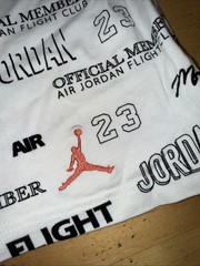 ADULT SIZE S AIR JORDAN FLIGHT CLUB #23 WHITE SHORT SLEEVE LOGOS T-SHIRT MJ AIR