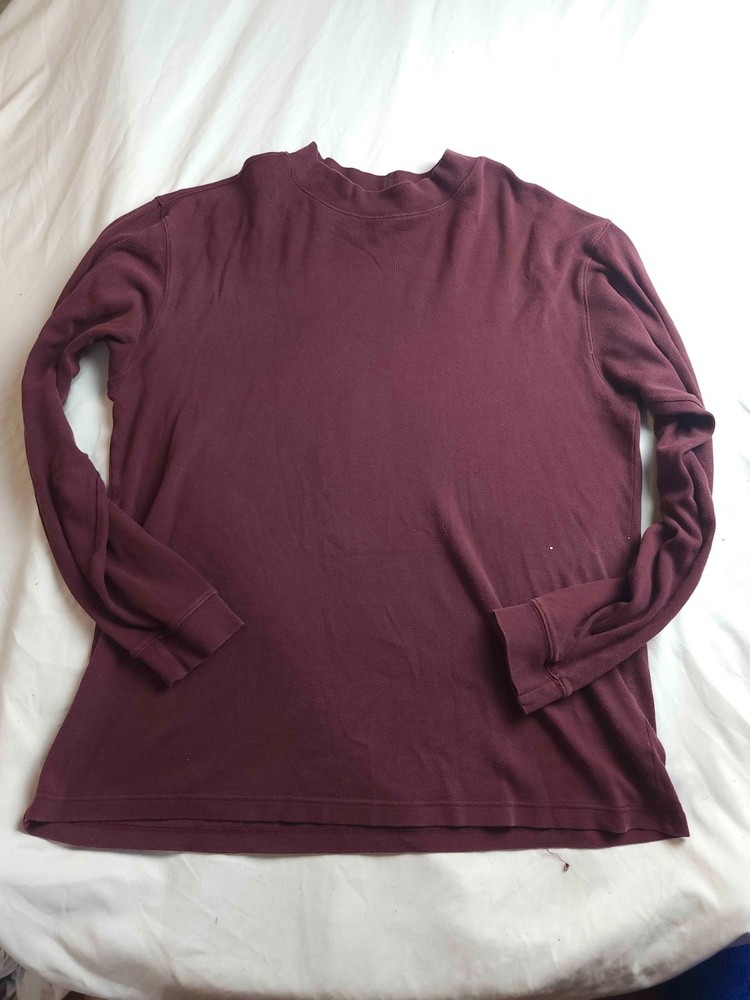 Ivy Crew Shirt Mens 2XL Purple Crew Neck Long Sleeve Pullover Casual Outdoor