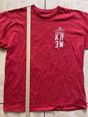 Krew Skateboarding Men’s Short Sleeve T-Shirt XL Red Sports Original Y2K Tee USA