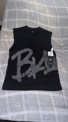 Public Supply NYC Brooklyn Vibes Only Black Sleeveless Graphic Tank Top Men’s