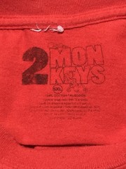 5XL Vintage 90s Y2k 2 Monkeys Graphic Tee Oversized Baggy Old School Streetwear
