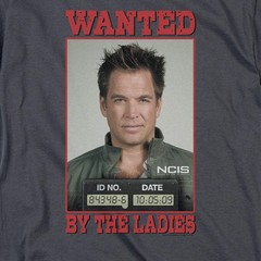 Ncis Wanted Licensed Adult Unisex T-Shirt Regular Fit Tee SM-3X