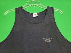VINTAGE Speedo Men’s Size L Black Swimmer Swimming Tank Top Made In USA