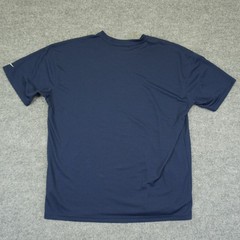 Vintage Nike Center Swoosh Men 3XL Navy Blue T Shirt 2000s Silver Tag Y2K