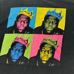 Notorious B.I.G / Biggie Smalls Portrait Black T-Shirt – Size XL