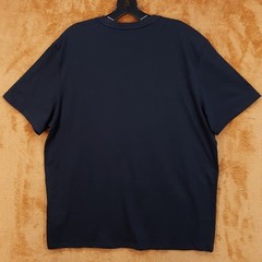 CALVIN KLEIN Shirt Mens Large Black Cotton Liquid Touch Crew Logo T-Shirt Tee