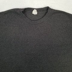 Shaka Active Men’s Dark Gray Soft Spun Cotton Crew Neck Basic T-Shirt Size XL