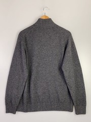 BURBERRY LONDON Knit Sweater (Thick) L Cashmere Gray Solid Color A1N15-422-07