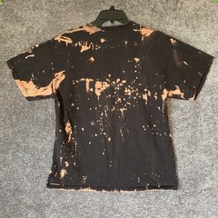 Vintage T-Shirt Skeleton Mens Medium Skull Sneakerhead Bleached Tie-Dye Grunge