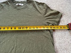 american giant t shirt M Green Fitted Thick Cotton