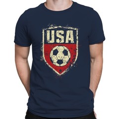 USA Soccer Grunge Emblem Men’s T-shirt