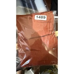 Member’s Mark Thermal Shirt Mens Large Orange Excellent Waffle Knit SAZF9D3192