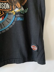 Vintage 90’s Harley Davidson Sleveless Tank Eagle Freedom Highway USA Tag (L)