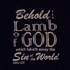 Easter Scripture T-Shirt- John 1:29