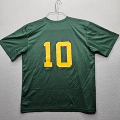Badger Sport Men’s Size Large Green Athletics Baseball Short Sleeve T-Shirt