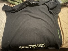 Nike Shirt Mens XL Black Sportswear World Tour Swoosh Graphic Beaverton Oregon