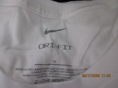 Nike Dri-FIT All Day Cotton Stretch V-Neck 1-Pack M Slim Fit Comfort-OPEN BOX