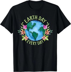 Earth Day Everyday Retro Environmental T Shirt Women Earth Day Gift Unisex Tee